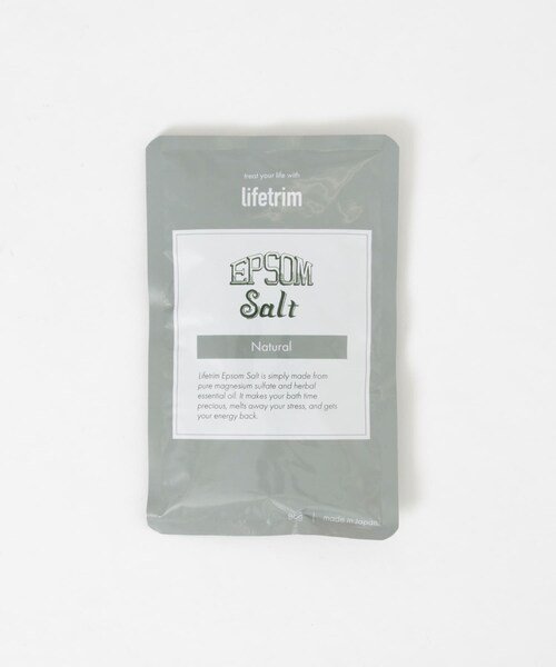 URBAN RESEARCH（アーバンリサーチ）の「Lifetrim　エプソムソルト ナチュラル 80g（コスメキット/ギフトセット・メンズ・-・0）」の4枚目の写真