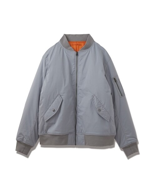 nissen（ニッセン）の「ミリタリーブルゾン（ジャケット/アウター・メンズ・グレー/カーキ・M/L/LL/3L/4L/5L/6L/8L/10L）」の2枚目の写真