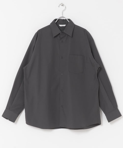 URBAN RESEARCH DOORS（アーバンリサーチドアーズ）の「『URTECH』Aircare ロングスリーブシャツ（シャツ/ブラウス・メンズ・CHARCOAL/BROWN/NAVY×BROWN・M/L）」の7枚目の写真
