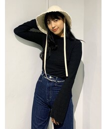 EMODA | シースルーハイネックトップ(Tシャツ/カットソー)