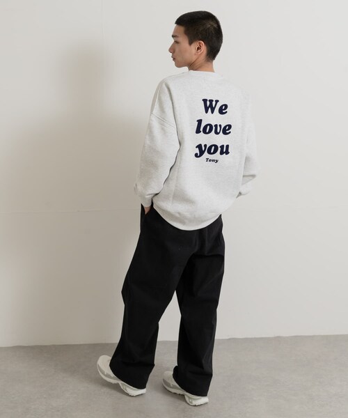 THE GOODLAND MARKET（ザグッドランドマーケット）の「TONY　You Make My Life More Fun Sweat（スウェット・メンズ・GRY/NVY/BLK・M/L）」の14枚目の写真