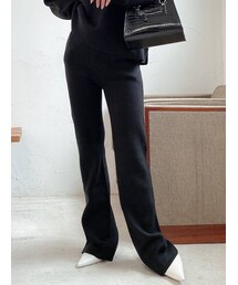 GYDA | 【SETUP着用可】ストレートニットパンツ(その他パンツ)