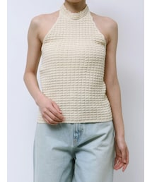 Ungrid | ホルターネックデザインニット(タンクトップ)