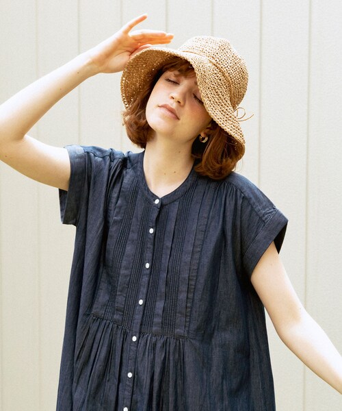 URBAN RESEARCH Sonny Label（アーバンリサーチサニーレーベル）の「折り畳みペーパーハット（ハット・レディース・キャメル/ベージュ・one）」の13枚目の写真