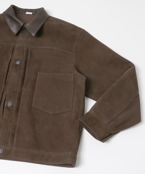 URBAN RESEARCH（アーバンリサーチ）の「A PRESSE　Vintage Suede Leather 1st Type Jacket（その他アウター・メンズ・BROWN・2/3）」の5枚目の写真