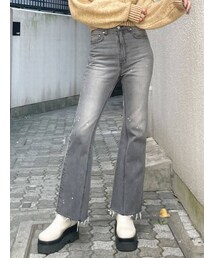 EMODA | スイッチングフレアジャストウエストジーンズ(デニムパンツ)