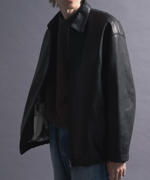 URBAN RESEARCH（アーバンリサーチ）の「『別注』semoh×URBAN RESEARCH　Horse Leather Jacket（テーラードジャケット・メンズ・BLACK・2/3）」の5枚目の写真