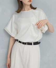 URBAN RESEARCH ROSSO | 『WEB/一部店舗限定』ウォッシャブルポケットデザインシャツブラウス(シャツ/ブラウス)