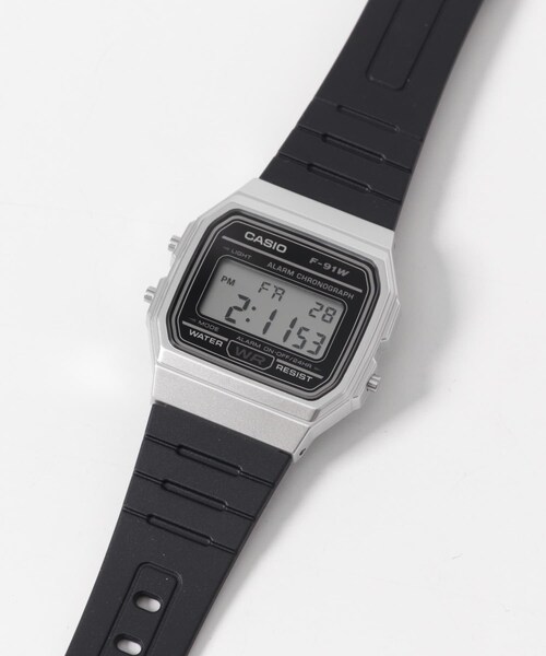 URBAN RESEARCH DOORS（アーバンリサーチドアーズ）の「CASIO　F-91WM（アナログ腕時計・メンズ・OLIVE/BLK/SILVER/BLK・One）」の8枚目の写真