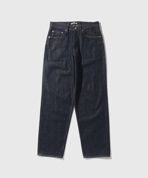 ADAM ET ROPE'（アダムエロペ）の「【AURALEE/オーラリー】HARD TWIST DENIM WIDE PANTS（デニムパンツ・メンズ・ネイビー・28/30/32/34）」の3枚目の写真