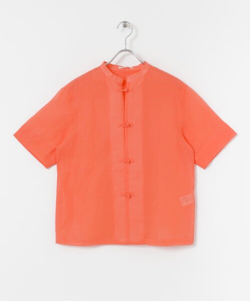 URBAN RESEARCH(アーバンリサーチ)の「WANDERUNG China Shirts(シャツ/ブラウス・レディース・65:orange/45:Green・FREE)」の21枚目の写真