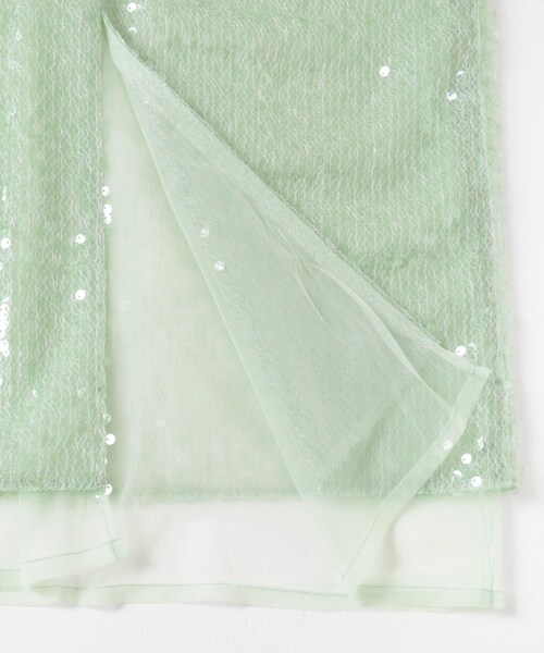 URBAN RESEARCH（アーバンリサーチ）の「VIVIANO　Sequins Midi Skirt（スカート・レディース・GREEN・M）」の7枚目の写真