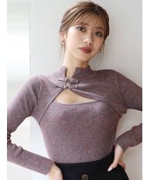 MURUA | チャイナタイトニット(ニット/セーター)