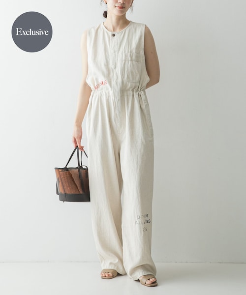 URBAN RESEARCH（アーバンリサーチ）の「『別注』PAY-DAY×URBAN RESEARCH　オールインワン（つなぎ/オールインワン・レディース・NATURAL/CHARCOAL・Free）」の2枚目の写真