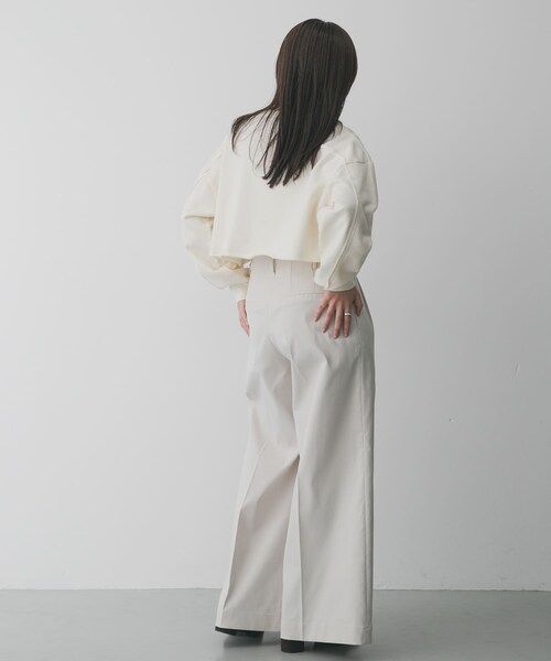 SENSE OF PLACE by URBAN RESEARCH（センスオブプレイスバイアーバンリサーチ）の「『XS/Lサイズ/WEB限定』バギーチノパンツ（チノパンツ・レディース・IVORY/BEIGE/NAVY・XS/S/M/L）」の11枚目の写真