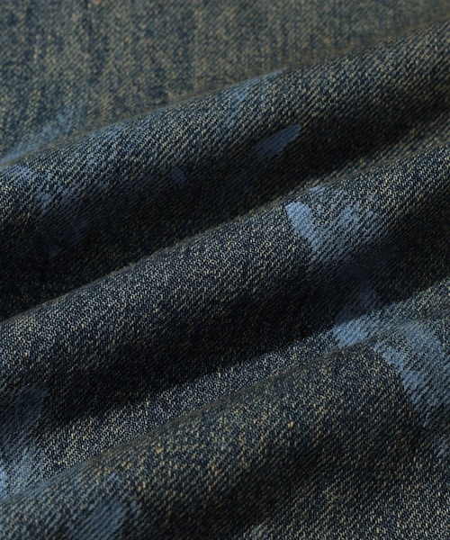 ADAM ET ROPE'(アダムエロペ)の「【DAIRIKU/ダイリク】Paint Wide Denim Pants(デニムパンツ・メンズ・ブルー系・L/M/S)」の18枚目の写真