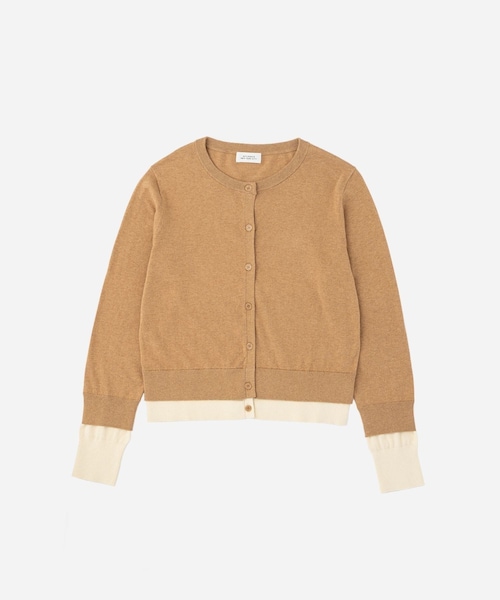 Saturdays NYC(サタデーズ ニューヨークシティ )の「Halle Double Layer Cardigan | WOMEN(カーディガン/ボレロ・レディース・ブラック/グレー/キャメル・L/M/S)」の16枚目の写真