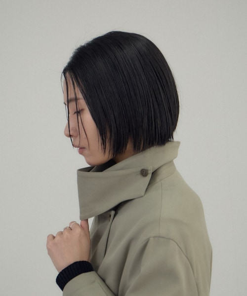 ADAM ET ROPE'（アダムエロペ）の「ニュアンストレンチコート（トレンチコート・レディース・ブラック/カーキ・F）」の15枚目の写真