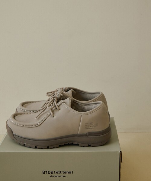 ADAM ET ROPE'（アダムエロペ）の「【MOONSTAR(ムーンスター)】810s COMUT（モカシン/デッキシューズ・レディース・キナリ/ブラック・23.0/24.0/25.0）」の3枚目の写真