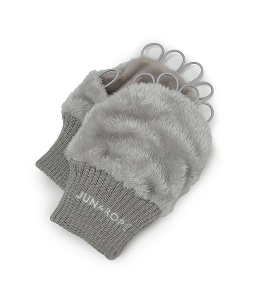 ROPE'（ロペ）の「フリース手甲/Oggi掲載（手袋・レディース・ブラック/グレー/ホワイト・F）」の9枚目の写真