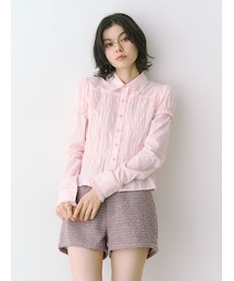 jouetie | レイヤードスリーブシャーリングブラウス(シャツ/ブラウス)
