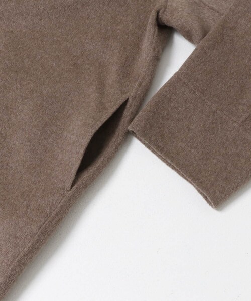 URBAN RESEARCH DOORS(アーバンリサーチドアーズ)の「ウールリバーミドルガウンコート(テーラードジャケット・レディース・杢BROWN/杢L.GREGE/CHECK・Free)」の13枚目の写真