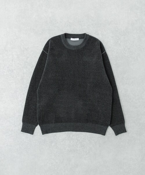 URBAN RESEARCH（アーバンリサーチ）の「モールニットプルオーバー（ニット/セーター・メンズ・IVORY/S.GREEN/GRAY/BLACK・M/L）」の5枚目の写真