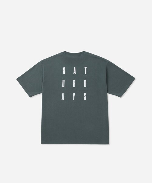 Saturdays NYC（サタデーズ ニューヨークシティ ）の「SATURDAYS Arrangement SS T-Shirt（Tシャツ/カットソー・レディース・ブラック/ホワイト/ブルー・L/M/S/XL）」の11枚目の写真