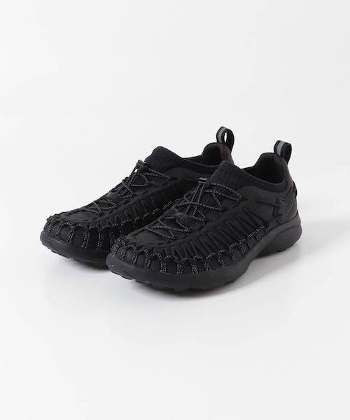 SENSE OF PLACE by URBAN RESEARCH(センスオブプレイスバイアーバンリサーチ)の「Uiscel KEEN UNEEK SNK SNEAKER(スニーカー・メンズ・BLACK・26.5/27/27.5)」の1枚目の写真