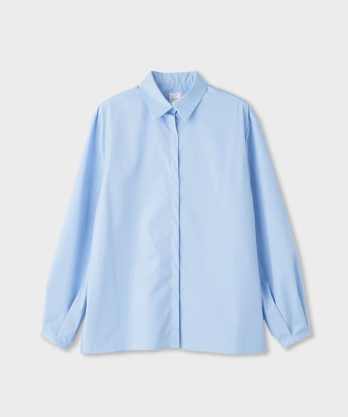 ROPE'（ロペ）の「【一部店舗限定】【REALM（レルム）】PEPLUM BLOUSE｜2WAYブラウス　26SS（シャツ/ブラウス・レディース・ホワイト/サックス・38）」の11枚目の写真