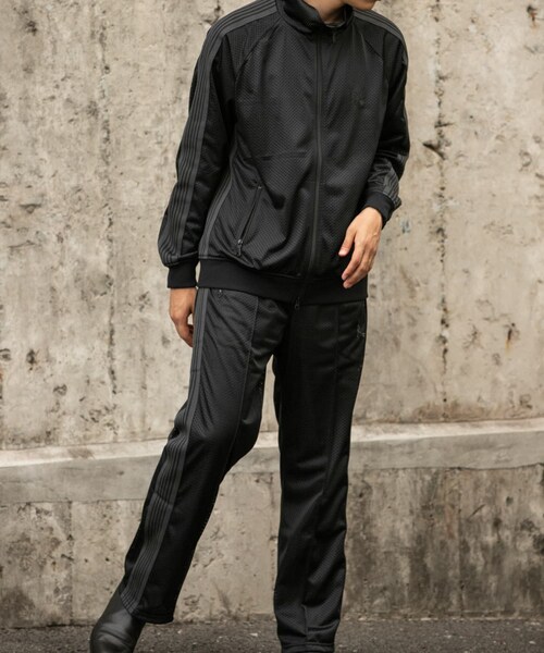 URBAN RESEARCH（アーバンリサーチ）の「『別注』Needles×URBS　Track Jacket-Poly Mesh（ブルゾン・メンズ・BLKxPPL/BLKxBLK・S/M/L/XL）」の7枚目の写真
