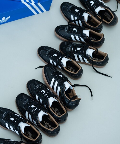 ADAM ET ROPE'（アダムエロペ）の「【adidas Originals for ADAM ET ROPE'】SAMBA OG（スニーカー・メンズ・ブラック・25.5/26.0/26.5/27.0/27.5/28.0/28.5/29.0/29.5/30.0）」の19枚目の写真
