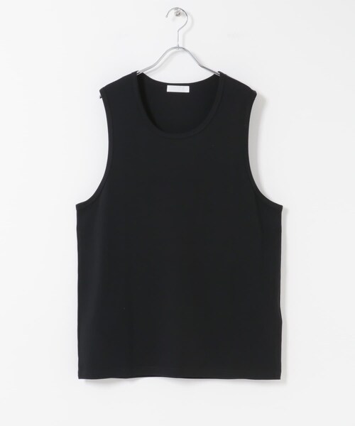 SENSE OF PLACE by URBAN RESEARCH（センスオブプレイスバイアーバンリサーチ）の「コットンスムースタンクトップ（タンクトップ・メンズ・WHITE/BLACK/CHARCOAL・M/L）」の10枚目の写真