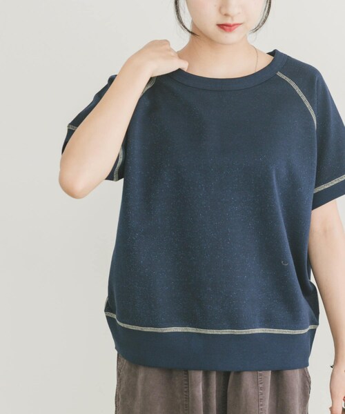 ITEMS URBANRESEARCH(アイテムズ アーバンリサーチ)の「ラメハンソデスウェットプルオーバー(スウェット・レディース・GRY/NVY/CHERRY・FREE)」の11枚目の写真
