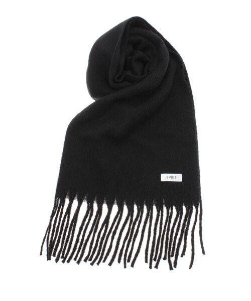 EVRIS（エヴリス）の「ソフトシャギーマフラー（マフラー・レディース・ホワイト/グレー/ブラック/レッド/ブラウン・F）」の10枚目の写真