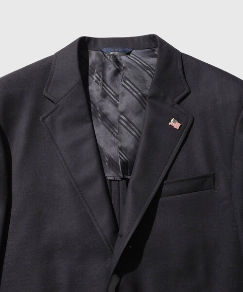 ADAM ET ROPE'(アダムエロペ)の「【Brooks Brothers/ブルックスブラザーズ】BLZ 1818 SACK 3B HOOK HL USA TRAD(テーラードジャケット・メンズ・ネイビー・38/40/42)」の5枚目の写真