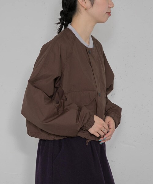 EKAL(エカル)の「THE NORTH FACE PURPLE LABEL 65/35 Field Cropped Jacket(ブルゾン・レディース・A GRAY/BROWN・S/M)」の16枚目の写真