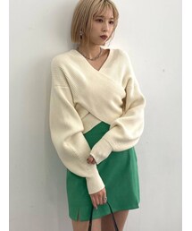 EMODA | ワイドクロスニット(ニット/セーター)