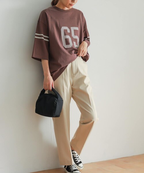 URBAN RESEARCH DOORS(アーバンリサーチドアーズ)の「ハイウエストチノパンツ(チノパンツ・レディース・BEIGE/L.BEIGE・S/M/L)」の13枚目の写真