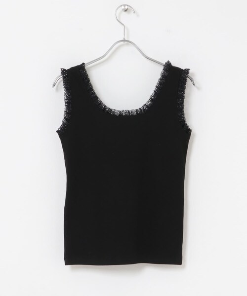 SENSE OF PLACE by URBAN RESEARCH（センスオブプレイスバイアーバンリサーチ）の「レースフリルタンクトップ（タンクトップ・レディース・OFF WHITE/BLACK・One）」の17枚目の写真