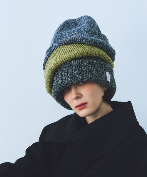 THE GOODLAND MARKET（ザグッドランドマーケット）の「ザ グッドランド マーケット　GOOD KNIT CAP（ニットキャップ/ビーニー・メンズ・GREEN/BLUE/PINK/BLACK・one）」の7枚目の写真