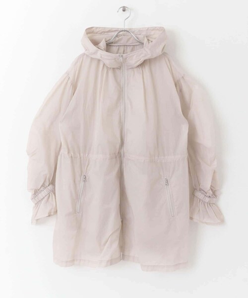 URBAN RESEARCH Sonny Label（アーバンリサーチサニーレーベル）の「SLAB Sheer Blouson（テーラードジャケット・レディース・ブルー/ベージュ/チャコール・FREE）」の2枚目の写真