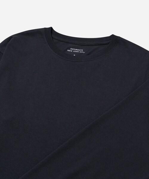 Saturdays NYC(サタデーズ ニューヨークシティ )の「Two Pack Standard Ls Tee(Tシャツ/カットソー・メンズ・ブラック/ホワイト・L/M/S/XL)」の11枚目の写真