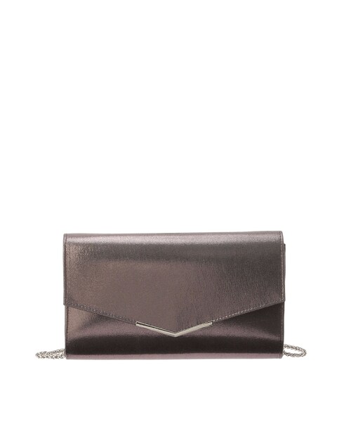 LAGUNAMOON（ラグナムーン）の「LADYメタルシャインクラッチバッグ（クラッチバッグ・レディース・ダークシルバー/ゴールド・F）」の10枚目の写真