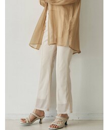 MURUA | ピンタックシアーパンツ(スラックス)