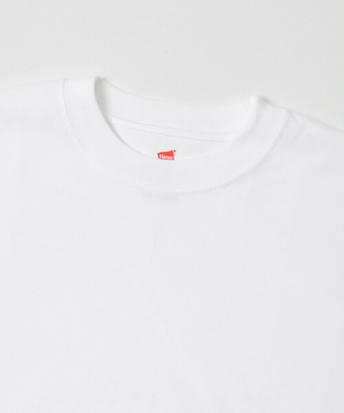 URBAN RESEARCH DOORS（アーバンリサーチドアーズ）の「『別注』HANES×DOORS　BEEFY-T DOORS FIT SHORT-SLEEVE（Tシャツ/カットソー・メンズ・ホワイト/ブラック/アッシュグレー/ブラウン/インディゴ/ネイビー・M/L/XL/XXL/XXXL）」の19枚目の写真