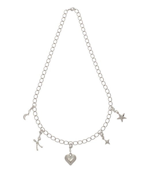 MURUA（ムルーア）の「カスタムチェーンネックレス（チャーム・レディース・シルバー・F）」の2枚目の写真