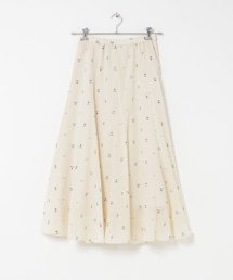 URBAN RESEARCH DOORS | 小柄ダマスクプリントフレアスカート(スカート)