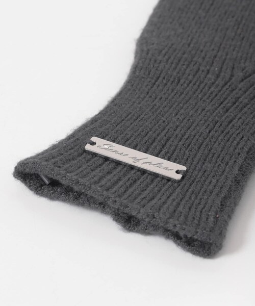 SENSE OF PLACE by URBAN RESEARCH（センスオブプレイスバイアーバンリサーチ）の「モチモチニットグローブ（ベルト・レディース・CHARCOAL/RED/GRAY・one）」の9枚目の写真