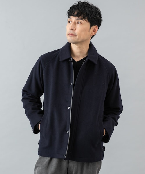 URBAN RESEARCH ROSSO（アーバンリサーチロッソ）の「スーパー100 ショートブルゾン（ブルゾン・メンズ・NAVY/BLACK・M/L）」の2枚目の写真